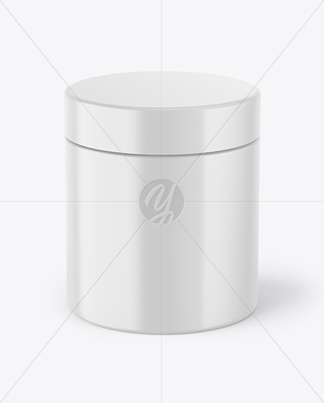 Matte Plastic Jar Mockup