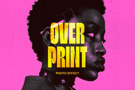 Pink Overprint Effect - Add-Ons
