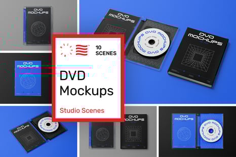 DVD Digipack Mockups - Creative Store