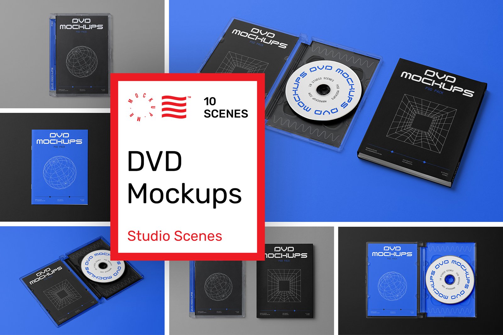 DVD Digipack Mockups