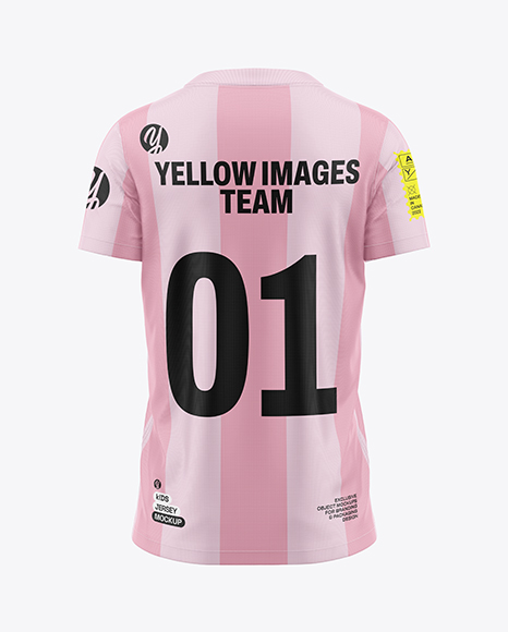 Kids Soccer Jersey Mockup - Football t shirt mockup psd download
