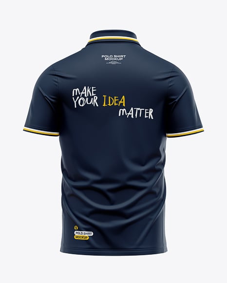 Men's Polo Shirt Mockup - Premium PSD Mockups