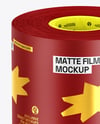 Matte Film Roll Mockup