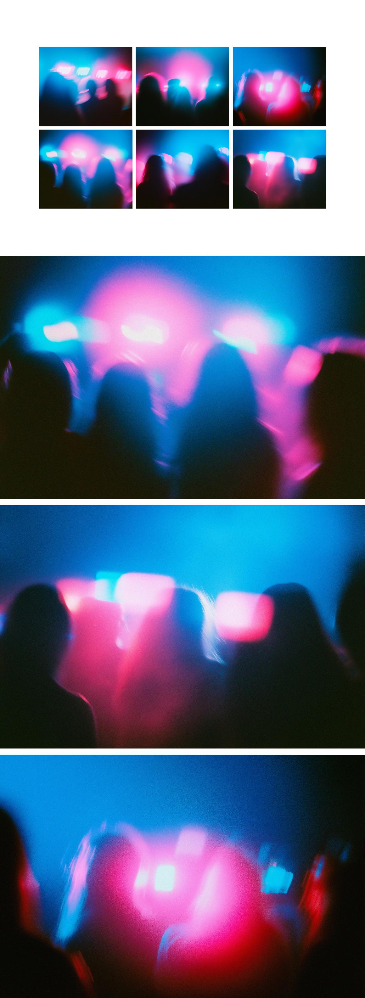 Abstract Defocused Silhouettes Backgrounds