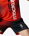 Man Wearing Table Tennis Uniform Mockup