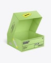 Opened Textured Cake Box Mockup