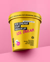 Matte Ice Cream Cup Mockup