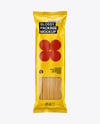 Glossy Package with Pasta Mockup