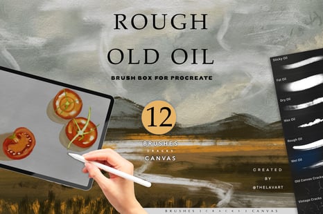 Rough Old Oil Procreate Box - Add-Ons
