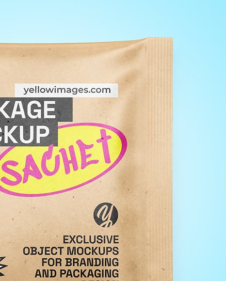 Kraft Sachet Mockup