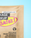 Kraft Sachet Mockup