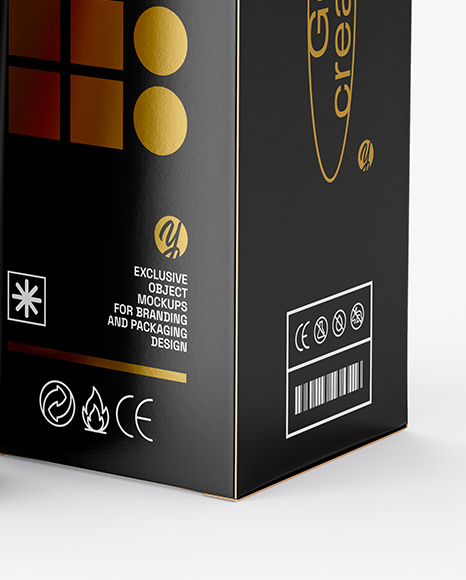 Cosmetic Tube with Box Mockup