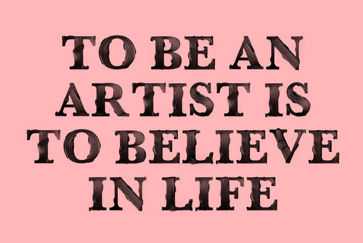 Brushstroke Art Font