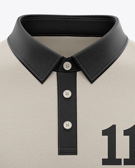 Men's Casual Polo Shirt Mockup