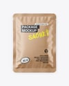 Kraft Sachet Mockup