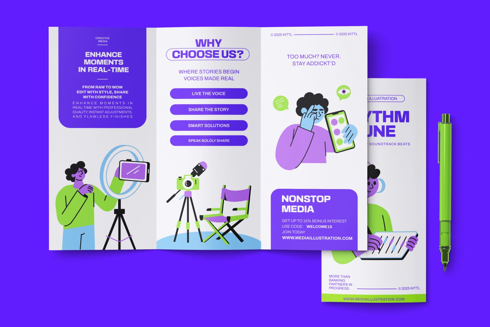 Media Illustration Art Set