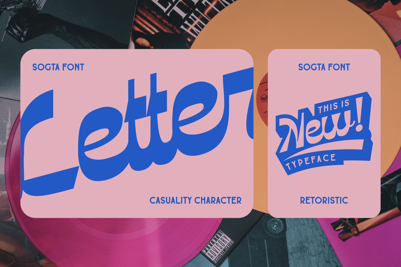 Sogta - Display Script Typeface