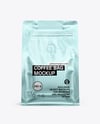 Glossy Metallic Coffee Package Mockup