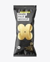 Kraft Paper Snack Flow Pack Mockup