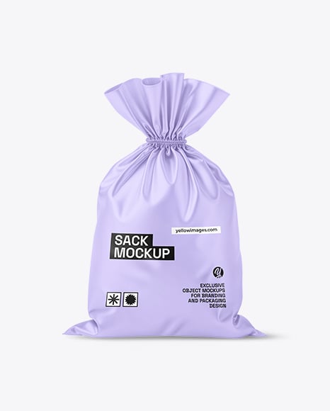 Glossy Sack Mockup - Presentation mockup