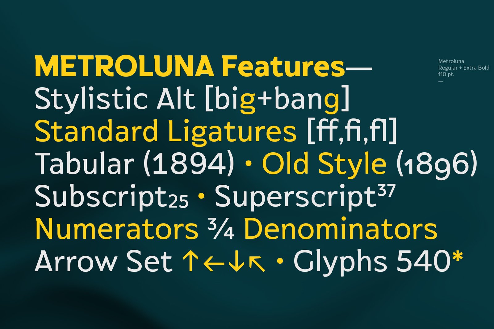 Metroluna Font