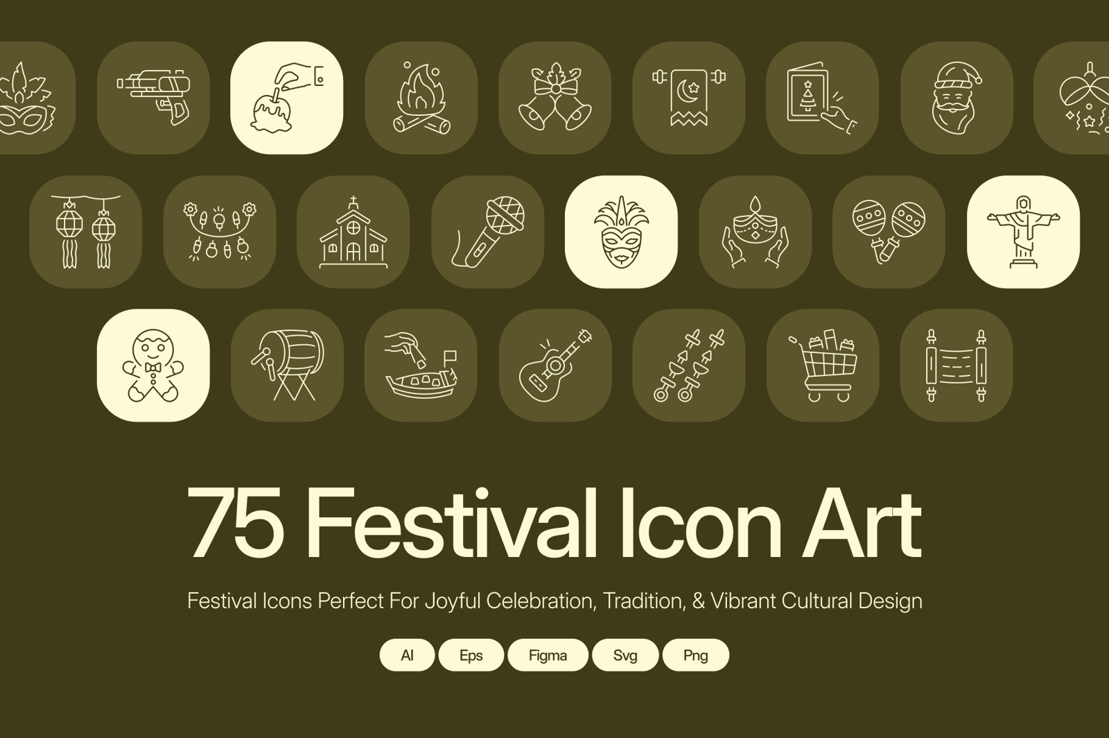 Festival Icon Art Set