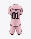 Soccer Kit Mockup - Back View