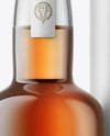 Tall Whiskey Bottle with Tube Mockup