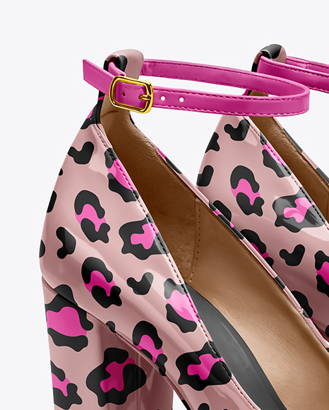 Pair of Platform Heels Mockup