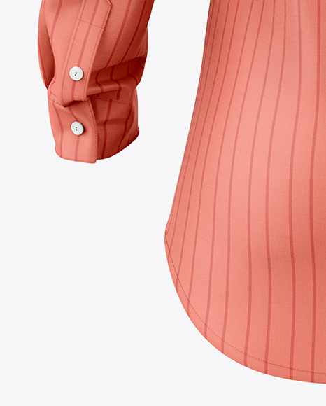 Women's Long Sleeve Shirt Mockup - Back View