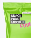 Glossy Snack Pack Mockup