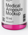Clear Glass Medical Ampoule Mockup
