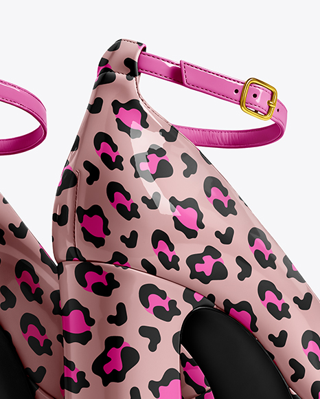 Pair of Platform Heels Mockup