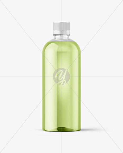 Clear Cosmetic Bottle Mockup