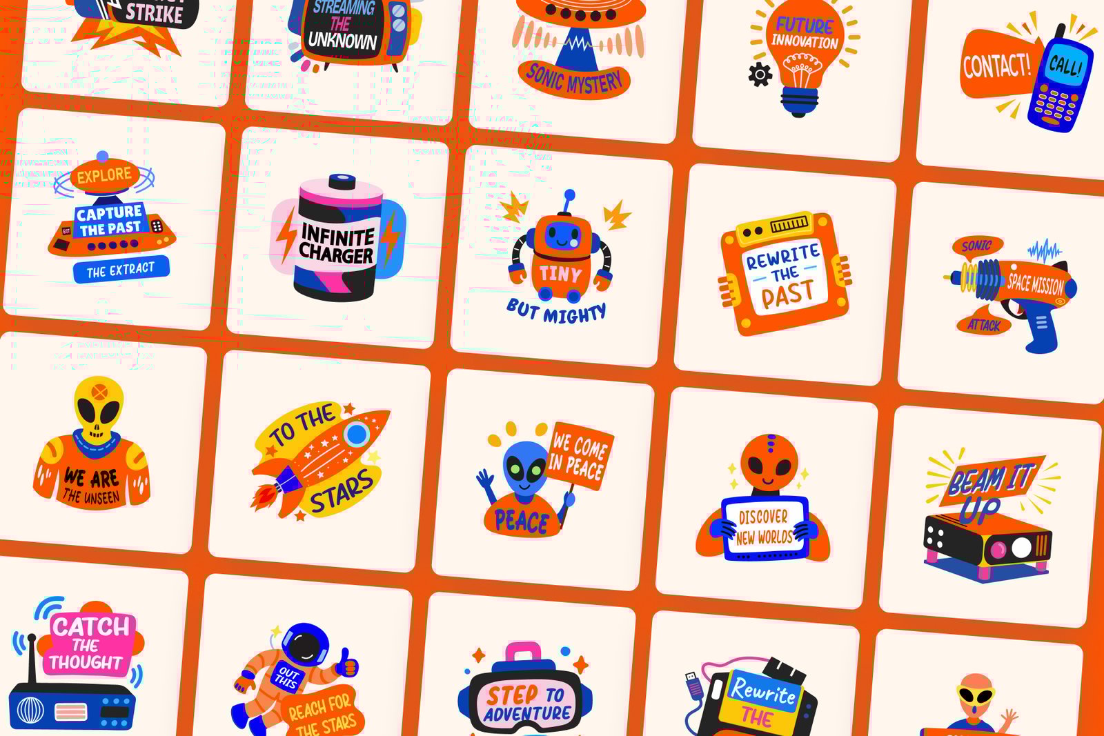 Space and Sci Fi Stickers