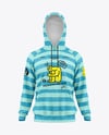 Men's Heather Hoodie Mockup - Front View