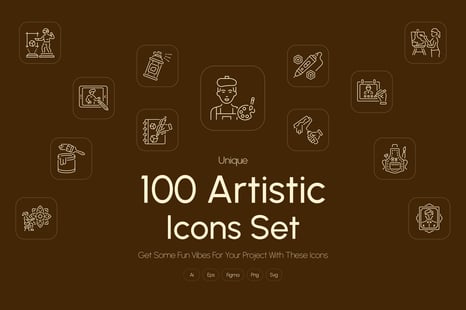 Artistic Icons Set - Icons