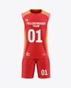 Training Sleeveless Kit Mockup - Front View