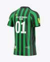 Soccer Jersey Mockup - Half Side View