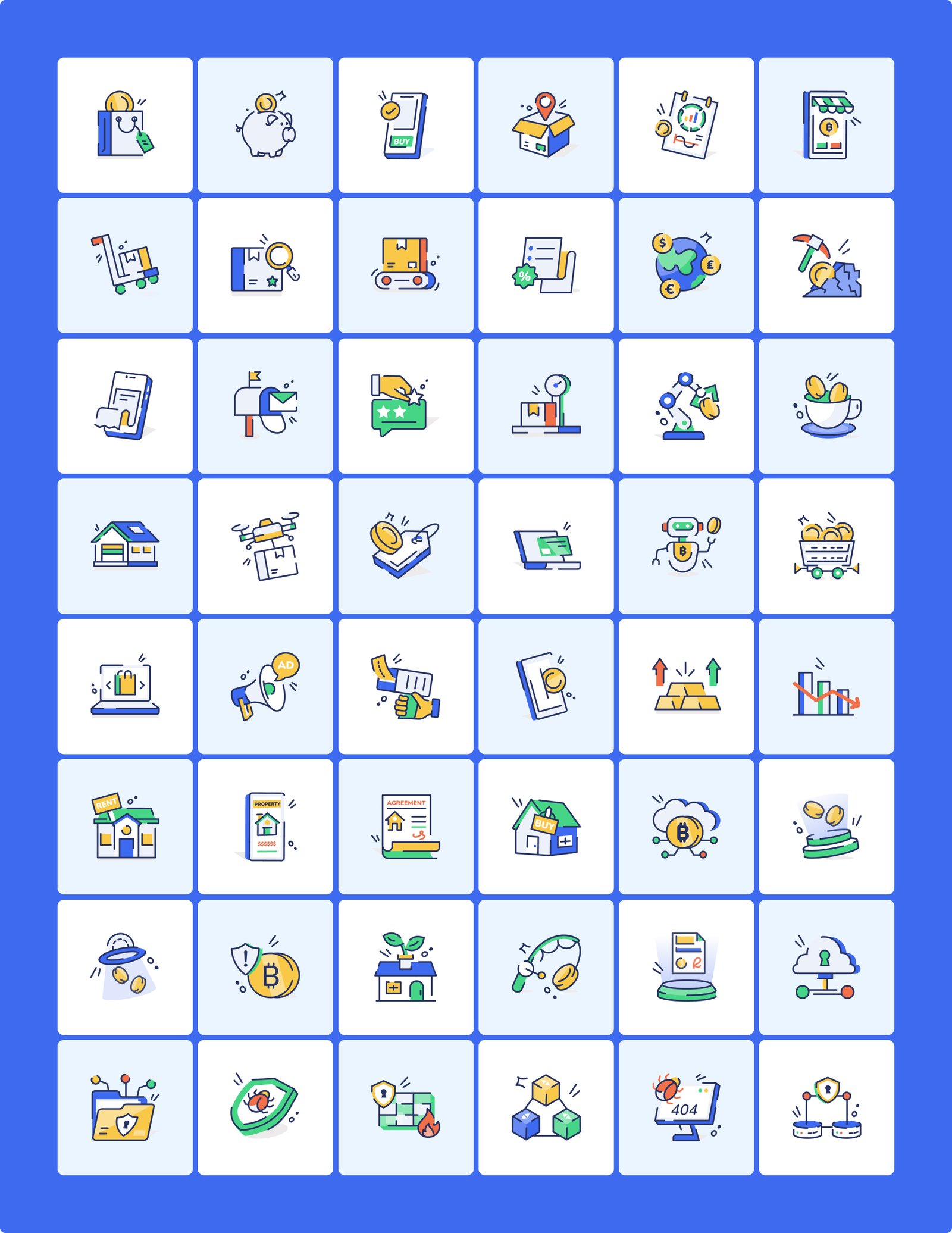 300 Finance and Operations Icons