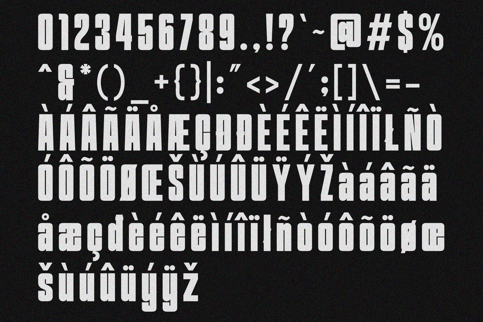 Hightone | Condensed Duo Font