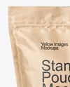 Kraft Stand-up Pouch Mockup