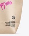 Kraft Paper Shopping Bag Mockup
