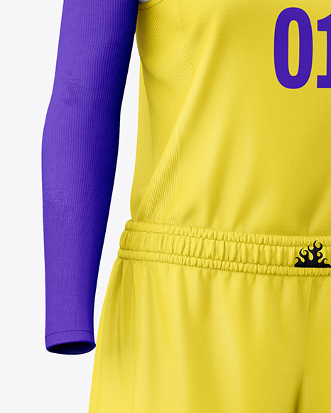 Women's Basketball Kit Mockup - Half Side View