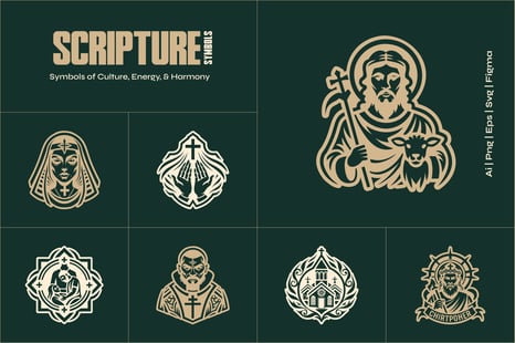 Scripture Symbols Set - Creative Store
