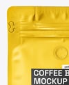 Matte Coffee Bag Mockup