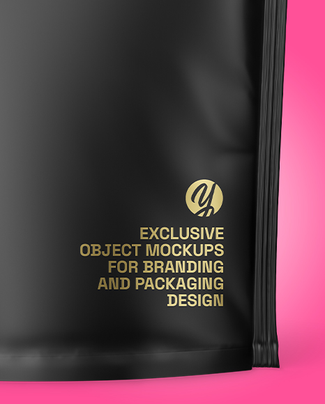 Matte Stand-up Pouch Mockup