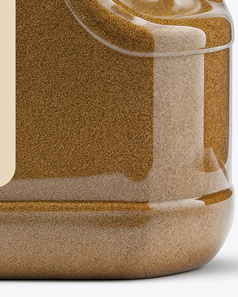 Plastic Jar with Grounded Coriander Mockup