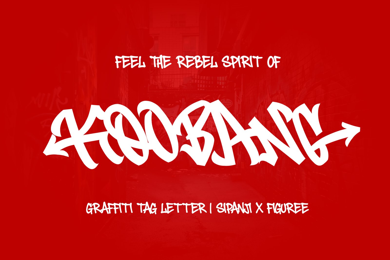 Koobang – Monoline Graffiti Tag Font with Swash, Ligature, and Street Authentic Energy