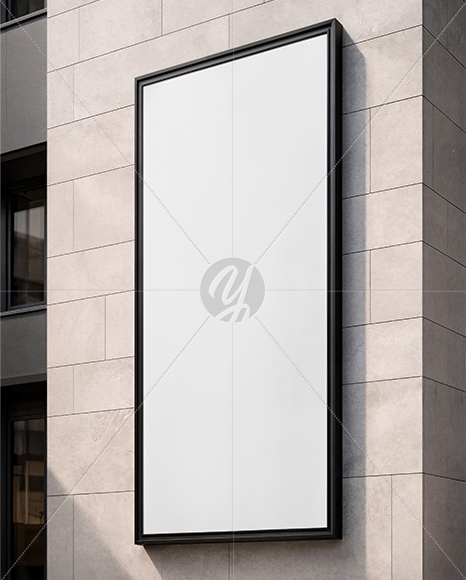 Framed Poster on a Wall Mockup